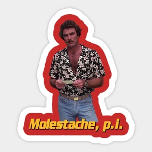 Molestache, p. i. Sticker